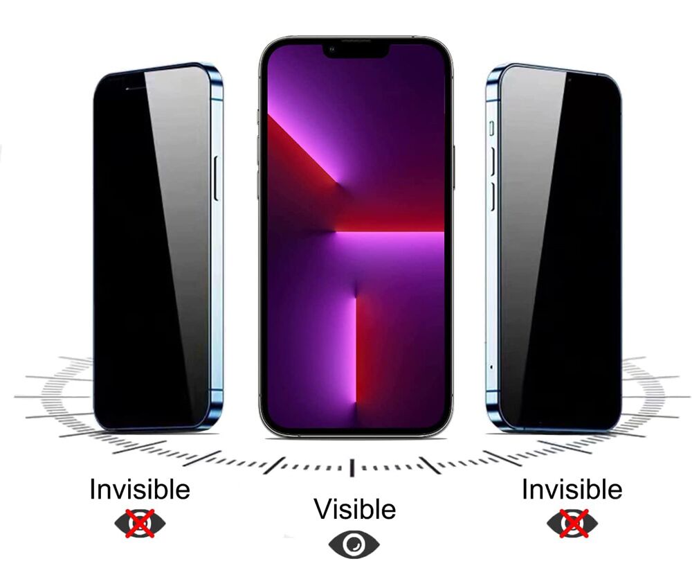 POWERTECH tempered glass Emery Private 5D TGC-0800 για iPhone 17 Pro Max, full glue - Image 2