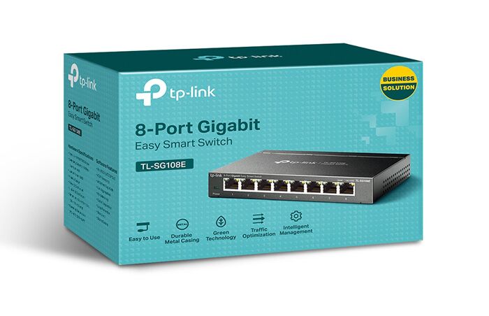 TP-LINK Easy Smart Switch TL-SG108E, 8-port 10/100/1000Mbps, Ver 6.0 - Image 5