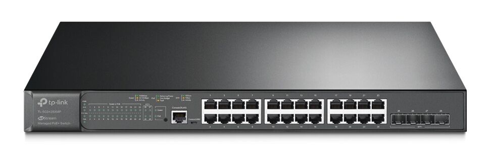 TP-LINK L2+ Managed Switch TL-SG3428XMP, 24x PoE+, 4x SFP+, Ver. 2.0 - Image 3