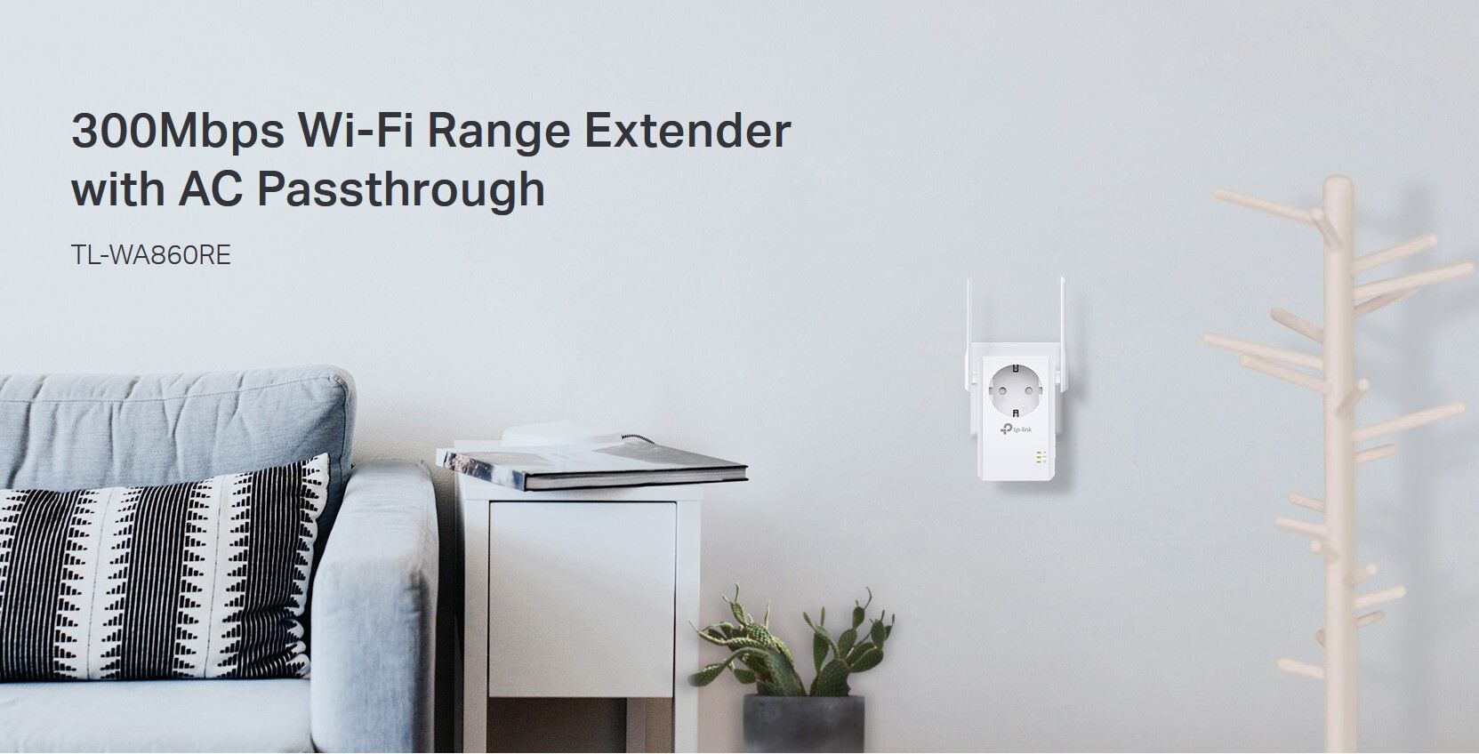 TP-LINK Range Extender TL-WA860RE, Passthrough, 300Mbps, Ver. 6.0 - Image 5