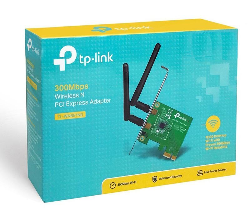 TP-LINK Ασύρματο N PCI Adapter TL-WN881ND, 300Mbps, WPA/WPA2, Ver. 1.0 - Image 5