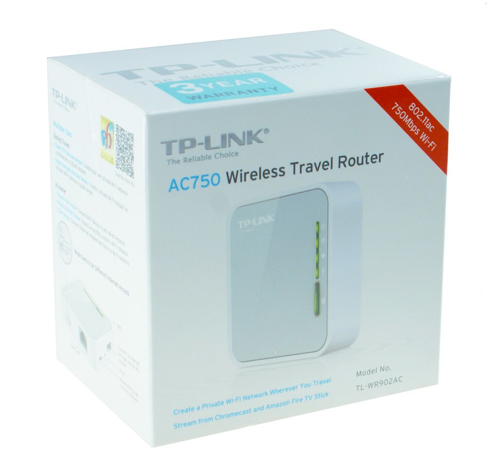 TP-LINK Wireless Travel Router TL-WR902AC, 750Mbps AC750, Ver. 1.0 - Image 5