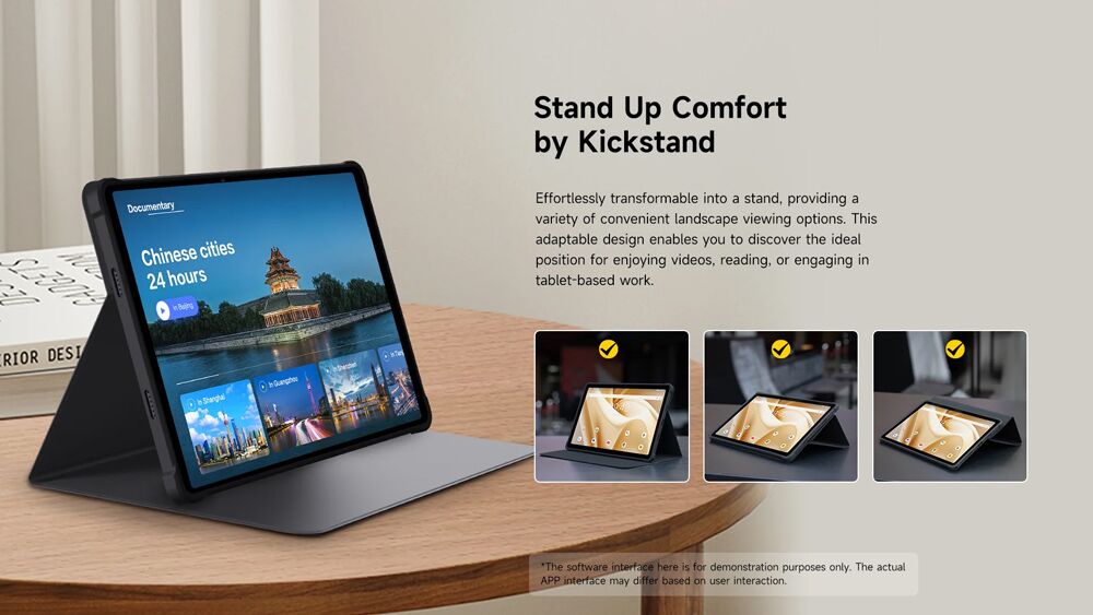 ULEFONE θήκη προστασίας UAS26 για tablet Tab A11 series, γκρι - Image 2
