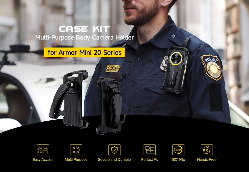 ULEFONE θήκη προστασίας UAS30 για Armor Mini 20 series, μαύρη - Image 2