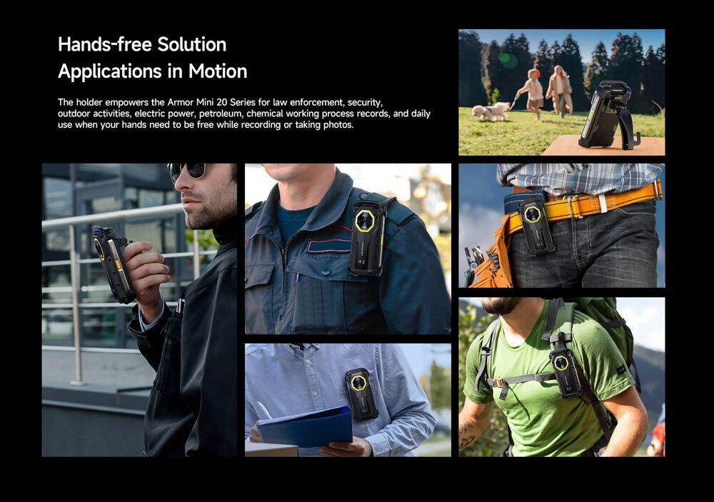 ULEFONE θήκη προστασίας UAS30 για Armor Mini 20 series, μαύρη - Image 6
