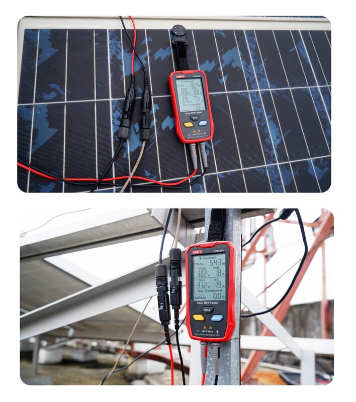 UNI-T tester φωτοβολταϊκών πάνελ UT673PV, 5~800W, 0~35A, 12~60V - Image 2