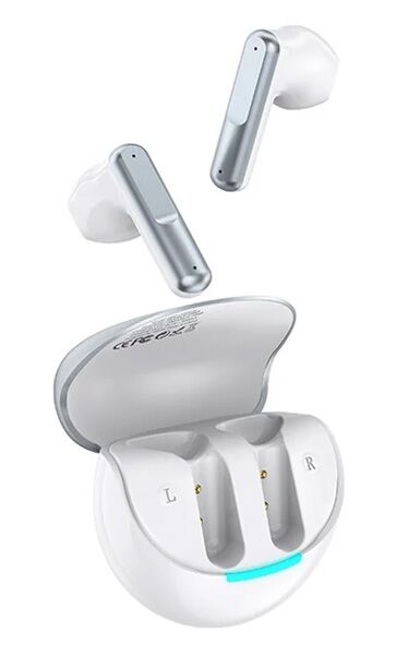 CELEBRAT earphones με θήκη φόρτισης W61, True Wireless, 13mm, 25/200mAh, λευκά - Image 3