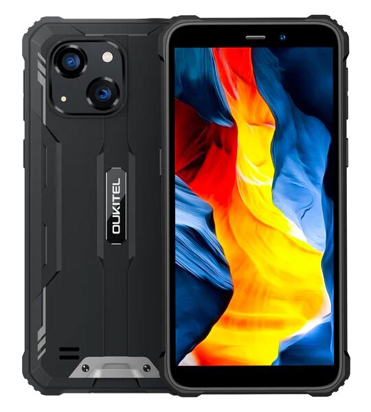 OUKITEL smartphone WP32, 6", 4/128GB, 6300mAh, IP68/IP69K, μαύρο