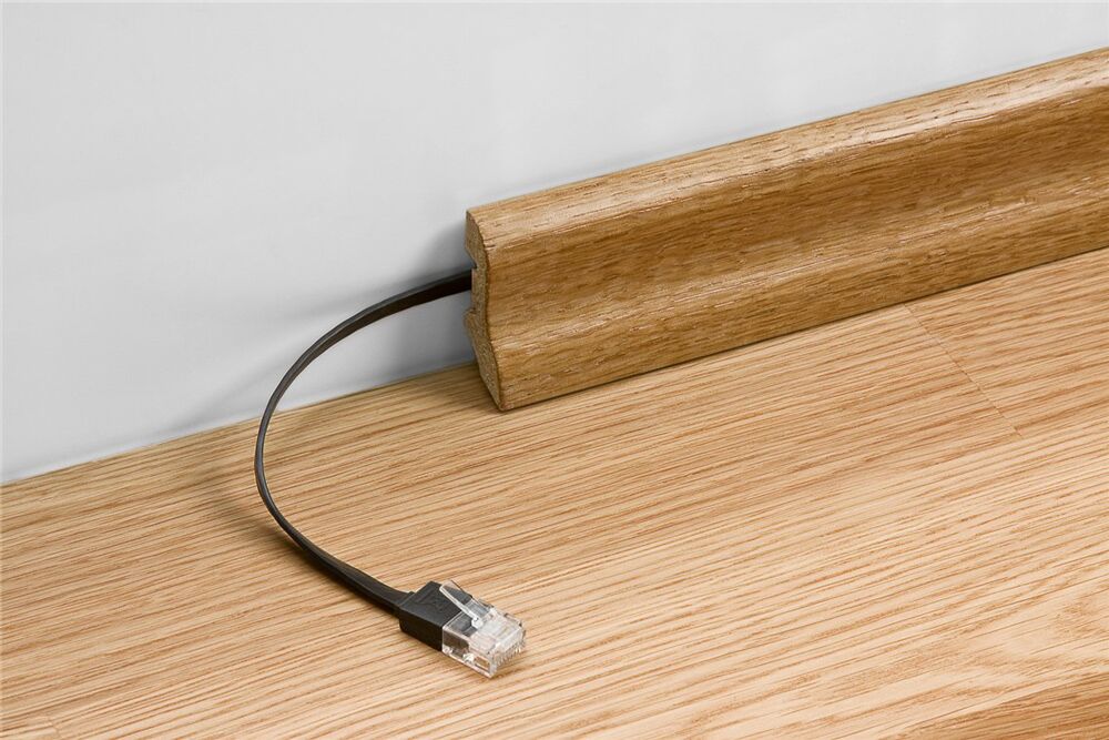 GOOBAY καλώδιο δικτύου 96303, CAT 6A U/UTP, flat, 500MHz, Copper, 0.5m, λευκό - Image 2