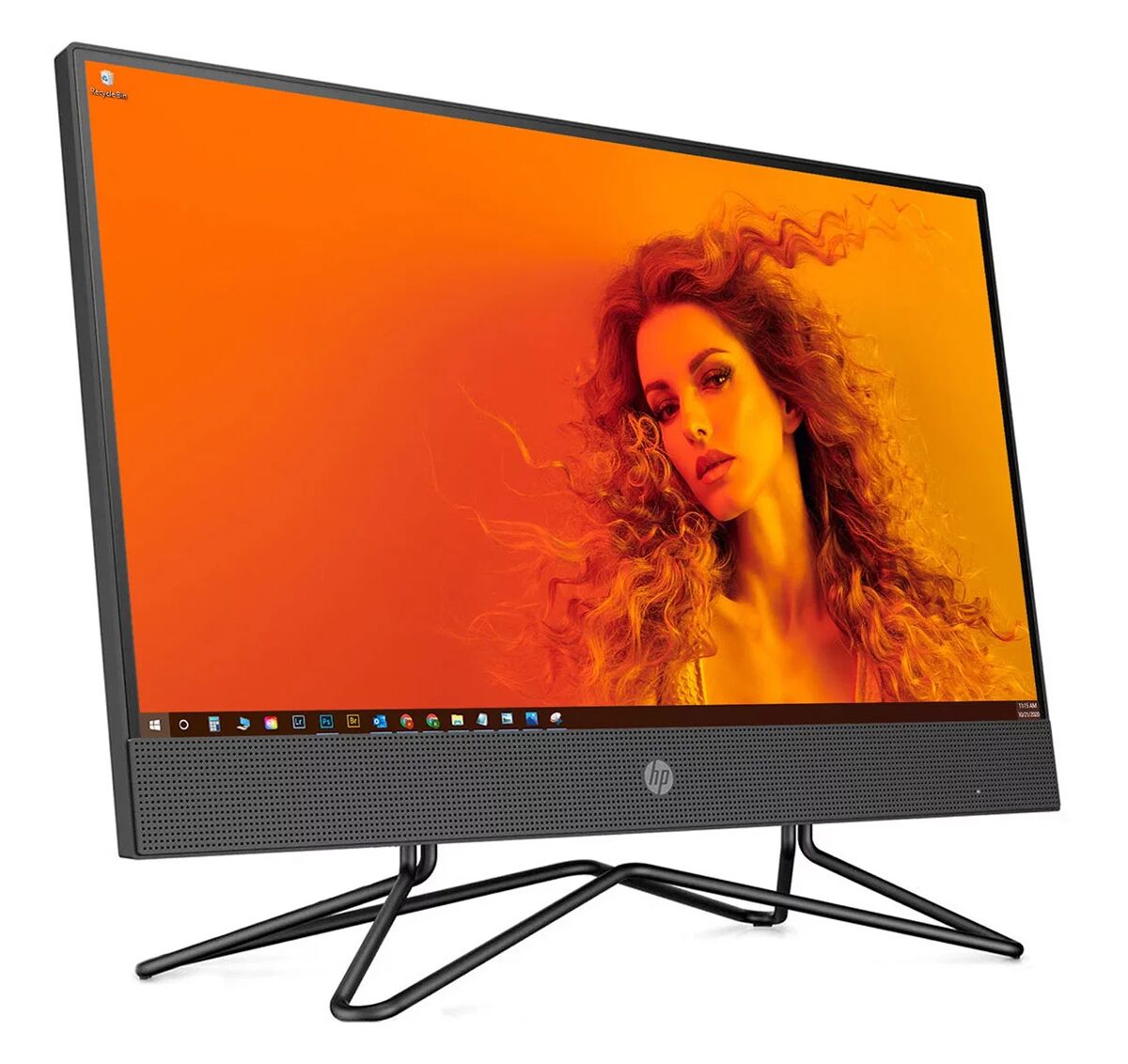 HP PC 200 G4 22 All-in-One, Refurbished Grade B, i3-10110U, 16/256GB M.2, 21.5", DVD-RW, CAM, WIFI, FreeDOS