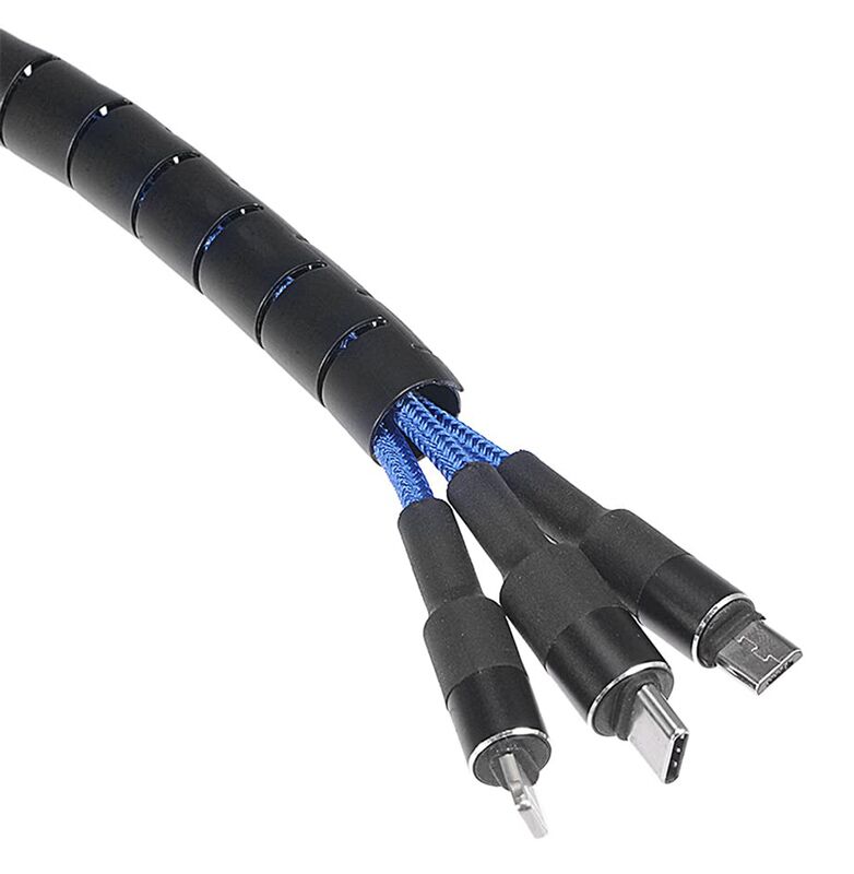 POWERTECH δεματικό καλωδίων TIES-083, πλαστικό, Φ20mm, 2m, μαύρο - Image 2