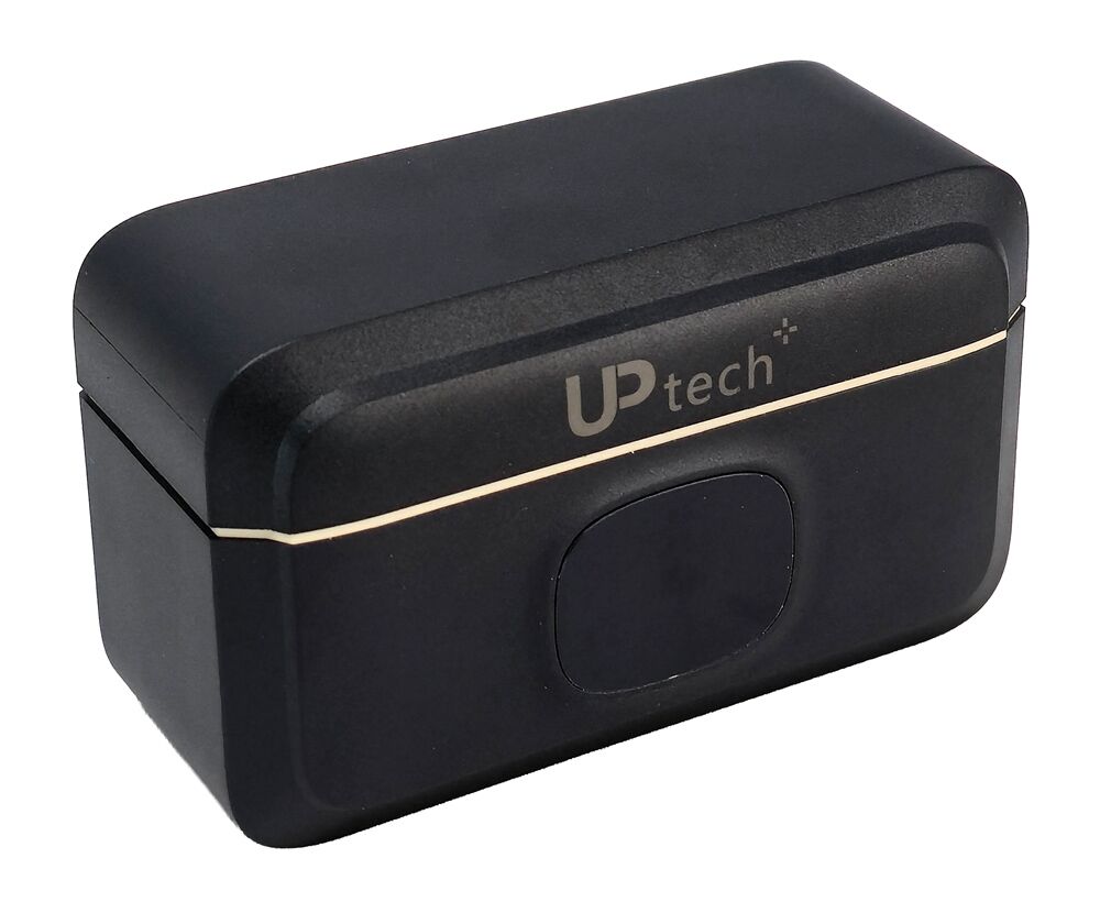 UPTECH ασύρματα μικρόφωνα UPWS-08 με θήκη φόρτισης, USB-C, 2.4GHz, μαύρο - Image 4